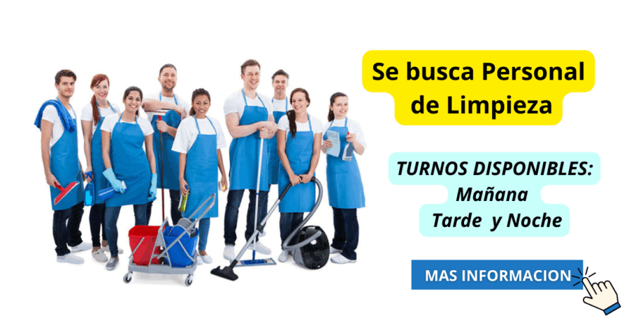 Se busca personal para limpieza Universitaria