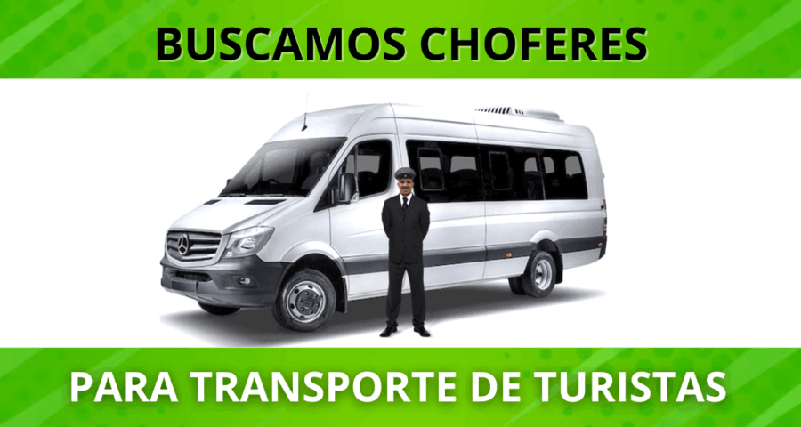 Se contrata choferes de transporte de Turistas