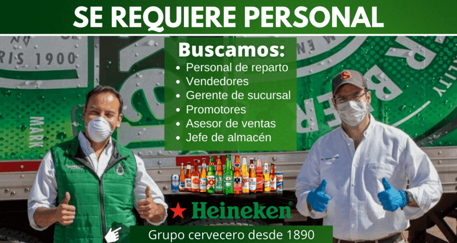 Se convoca a nuevo personal de trabajo para la empresa - Heineken