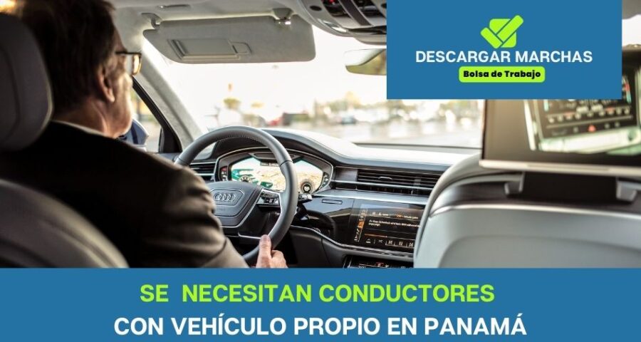 Se necesitan conductores con vehículo propio en Panamá
