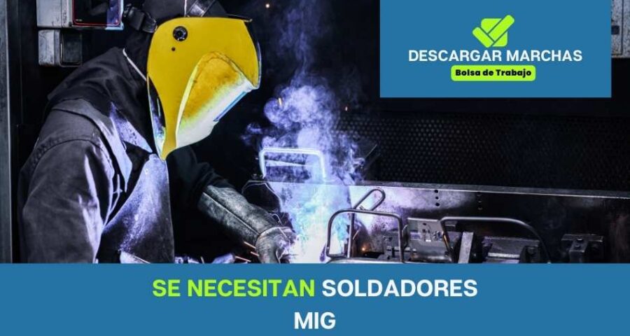 Se necesitan soldadores MIG