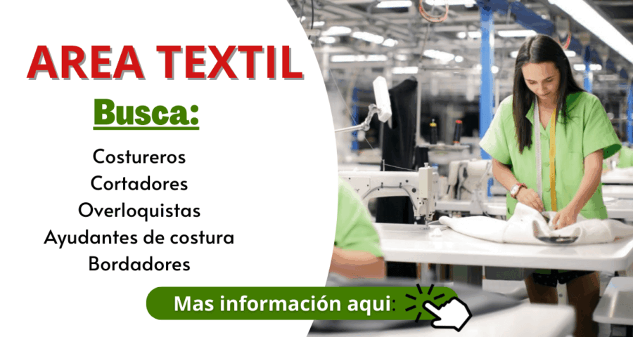 Sector textil requiere personal de costura