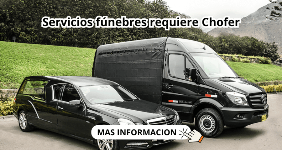 Servicios fúnebres requiere Chofer