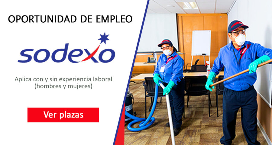 Sodexo ofrece oportunidades de trabajo con o sin experiencia laboral