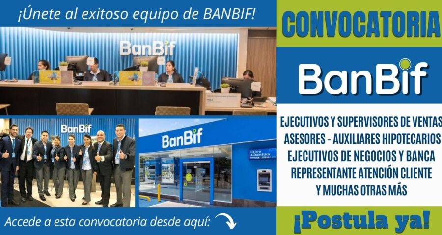 Súmate al exitoso equipo de BANBIF