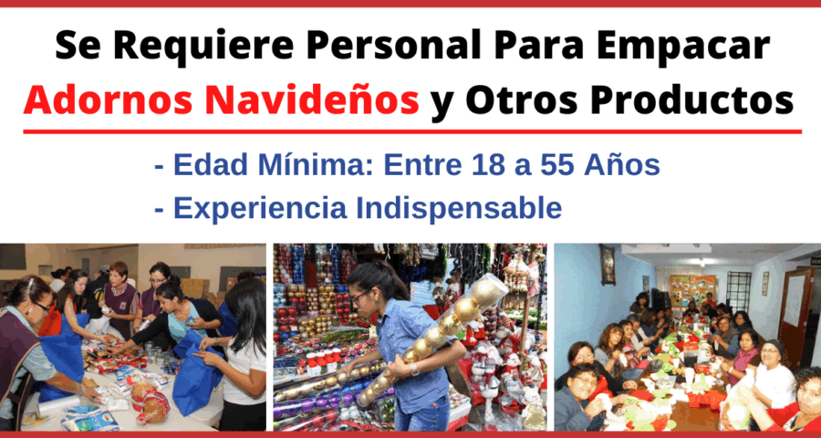 Trabaja Desde Casa Empacando Adornos Navideños Y Otros Productos De Calidad