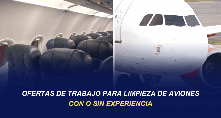 Trabajo de limpieza en el aeropuerto para mujeres y hombres sin experiencia