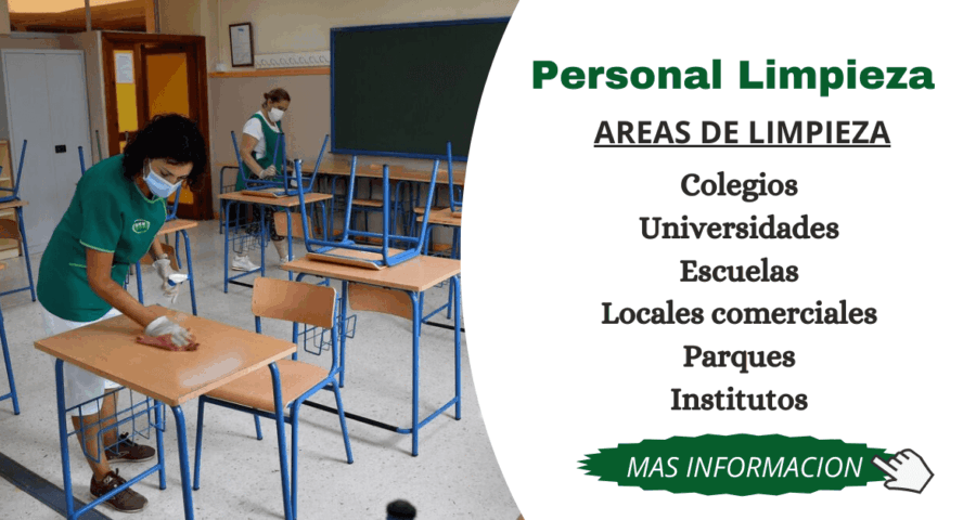 Trabajo disponible para Limpieza de Colegios e instituciones