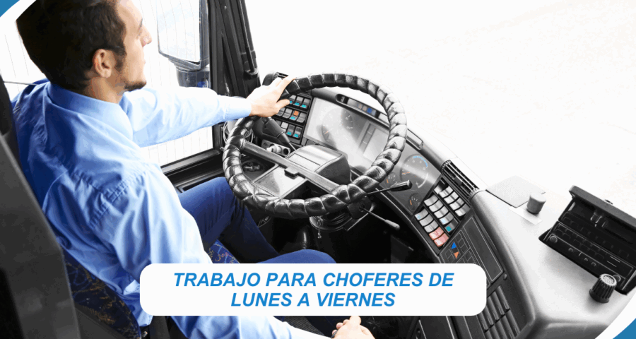 Trabajo para choferes de lunes a viernes