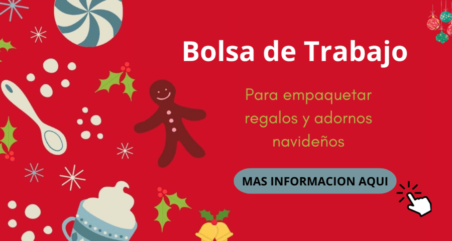 Trabajo para envolver y empacar regalos de Navidad