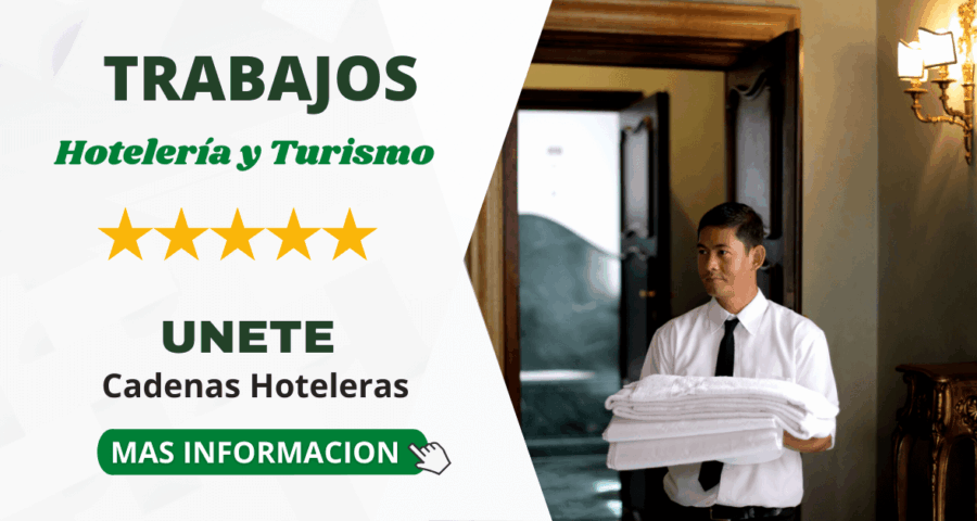 Trabajos disponibles en Hoteles y restaurantes