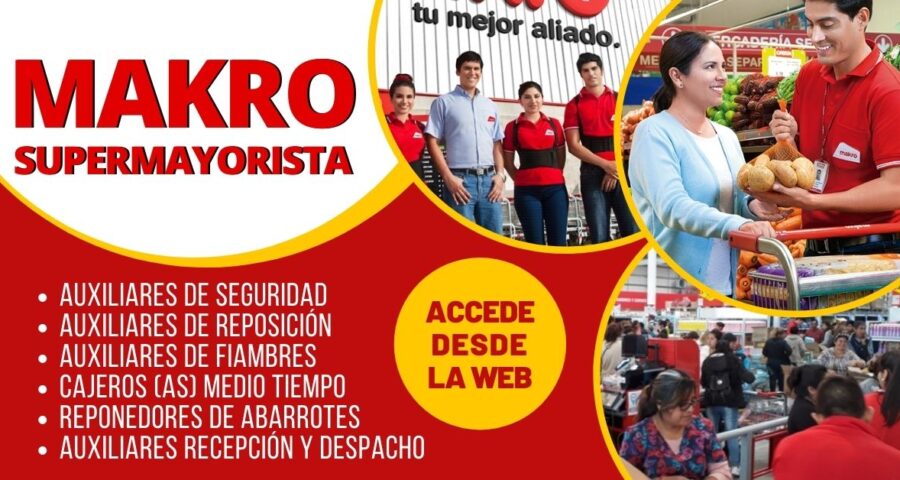 Únete a la reconocida cadena de tiendas MAKRO SUPERMAYORISTA