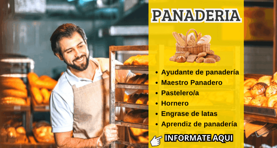 Únete a los trabajos de panadería