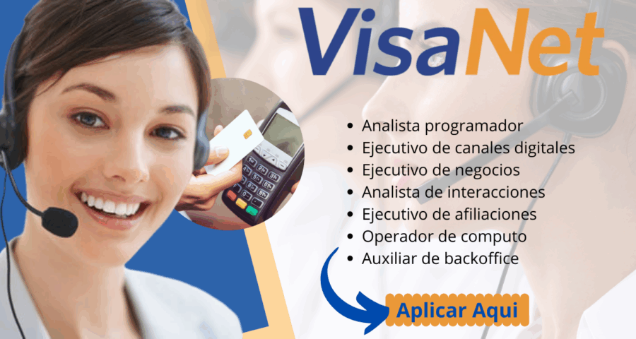 VISA NET -Solicita nuevos colaboradores