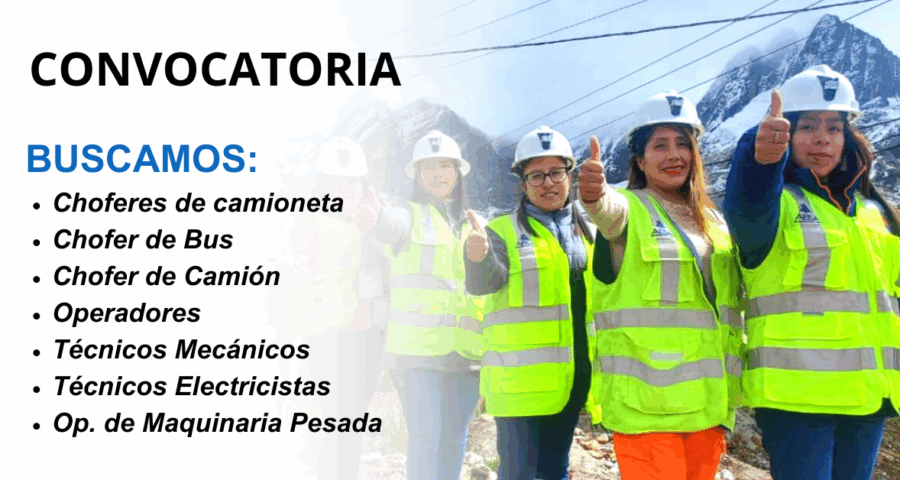 ¡Únete al Equipo AESA! Convocatoria de Empleo en el Sector Infraestructura y Minería